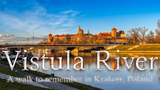 Walking along the Vistula River in Krakow  Exploring Europe [upl. by Eudoca175]