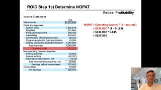 How to Calculate ROIC Return on Invested Capital [upl. by Magdau316]