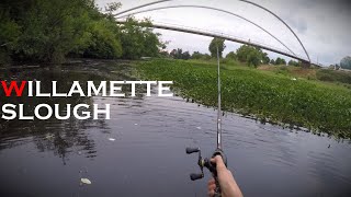 Belly Boat Fishing on the Willamette River Salem Oregon [upl. by Mccowyn]