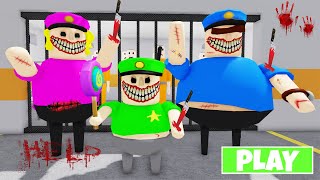 NIGHTMARE MODE  POLICE FAMILY ESCAPE EXE  PolicemanExe Police GirlExe obby roblox [upl. by Guendolen]