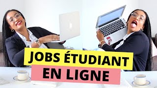 5 idées de JOBS ÉTUDIANT à faire EN LIGNE [upl. by Robena]