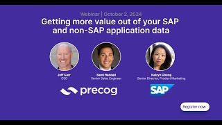 Webinar Getting more value out of your SAP and nonSAP application data [upl. by Patti]