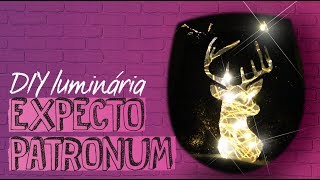 🎨 DIY LUMINÁRIA PATRONO  HARRY POTTER  Geektubers [upl. by Cadell293]