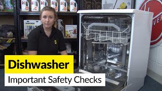 Important Safety Checks For Your Dishwasher [upl. by Ydarg]