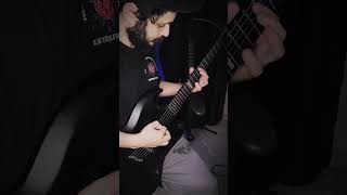 Veil of Maya  Mikasa djent metalcore riff guitarcover guitar [upl. by Tnayrb]