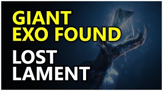 Giant Exo Found Location Lost Lament Quest  Destiny 2 [upl. by Eilesor]