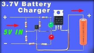 37v Lithium Battery Charger Circuit  DIY 37v Battery charger using TL431 Regulator [upl. by Glynas]