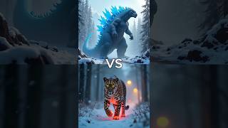 Godzilla vs Leopard vs Lion Siberian Tiger Bear Wolf Polar Bear King Kong Anaconda [upl. by Neda2]