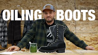 Everything You Need to Know About Oiling Leather Boots  JK Boots Made in the USA [upl. by Nylanaj14]