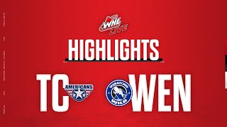 TriCity Americans at Wenatchee Wild 1115  WHL Highlights 202324 [upl. by Krongold]