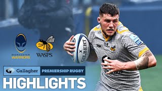 Worcester v Wasps  HIGHLIGHTS  Willis Gets to Work for Wasps  Gallagher Premiership 202021 [upl. by Bowers29]