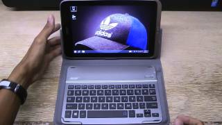 Acer Iconia W4 Bluetooth Keyboard Case Review [upl. by Esdras]