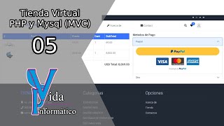 05 Tienda virtual PHP y MySQL  listar productos paginación [upl. by Lyssa]