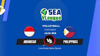 🔴INDONESIA VS PHILIPPINES  VOLLEYBALL  SEA VLEAGUE  LIVESCORE [upl. by Stutsman32]