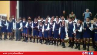 Thembalethu Primary performing at Womens Day event [upl. by Aidas442]