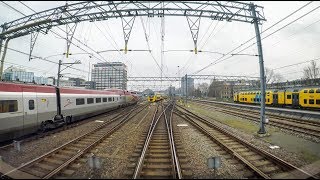 Train Cab Ride NL  Enkhuizen – Hoorn – Amsterdam  VIRM Intercity  Jan 2018 [upl. by Selena]