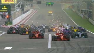 2018 Bahrain Grand Prix Race Highlights [upl. by Teresita124]