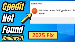 Windows Cannot Find GPeditmsc ✌️ GPeditmsc Not Found Reddit Gpedit enabler bat [upl. by Ylhsa893]