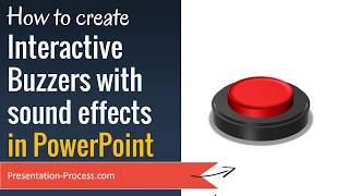 Create Interactive Buzzers in PowerPoint Quiz with Sound Effects [upl. by Maupin]