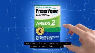 PreserVision AREDS 2 Eye Vitamin amp Mineral Supplement Contains Lutein Vitamin C Zeaxanthin [upl. by Rock]