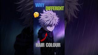 Why do anime characters have different hair colours 🤔 anime [upl. by Sucramel]