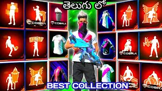 FREE FIRE NEW COLLECTION VIDEO IN TELUGU DON’T MISS GUYS [upl. by Yhtak632]