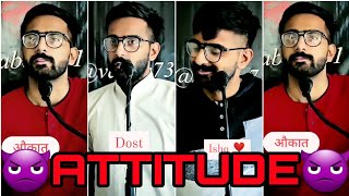 Vabby Attitude Shayari Video  Vabby New Shayari Tik Tok Video  Vabby Shayari Reels  Shayari Bros [upl. by Sisak]