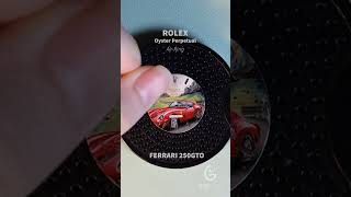 rolex ferrari vintage vintagewatch handpainteddial jewellery customwatch customized 250GTO [upl. by Ardnasal]