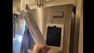 Frigidaire Gallery Water filter Air Filter replacement [upl. by Eng]