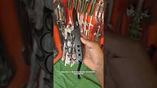 Knuckle Duster Knife🗡️🗡️ Amazing Knife Weapons ⚔️⚔️ Gupti knife Indian Sword Market Khanjar knife [upl. by Notlih153]