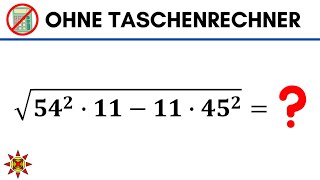 Berechne ohne Taschenrechner  Wurzeln berechnen [upl. by Ennove]