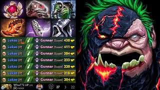 Gunnars Slardar got DESTROYED by Rank 80 Lukas Pudge Carry  Pudge Official [upl. by Nedak]