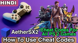 How to use cheat codes in AetherSx2 emulator android  Add Patch codes in AetherSx2 emulator [upl. by Dalila]