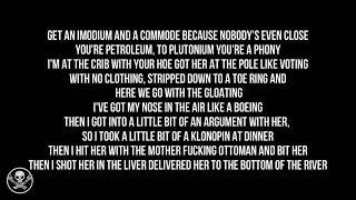 Eminem  GNAT Fast Verse Lyrics  MTBMB Side B [upl. by Tilford]