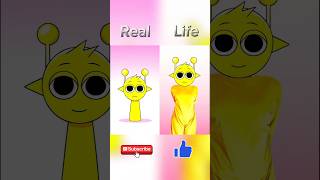 Sprunky Real or Life Video parody BananaPorridge sprunki sprunky shorts games [upl. by Barbi]