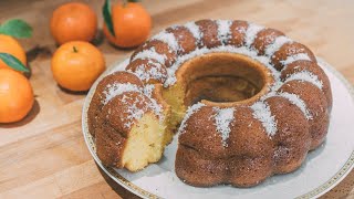 TORTA AL MANDARINO FRULLATO 🍊 Ricetta buonissima e facilissima [upl. by Adiene]