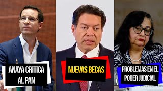 Nuevas becas en México  Norma piña se va  Anaya vs el PAN [upl. by Agathy759]