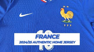 France 202425 Authentic Home Jersey Review [upl. by Natek]