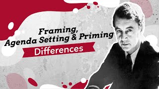 The difference Between Framing Agenda Setting and Priming In Depth Lecture [upl. by Lea]