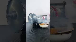 Turbofan smoking contest Who wins automobile enginemodel turbantoys diy [upl. by Kegan]