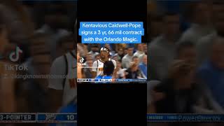 Kentavious CaldwellPope Signs With The Orlando Magic [upl. by Aennyl]