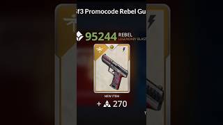 Promocode of Sf3 new spine gun “Rebel” promocode sf3promocode shadowfight3 [upl. by Nerrual]