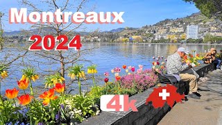 🇨🇭 4K Walking Tour Invierno 2024 en Suiza  MONTREAUX PART 2 Murren Wengen Lauterbrunnen y Más 🇨🇭 [upl. by Ordway]