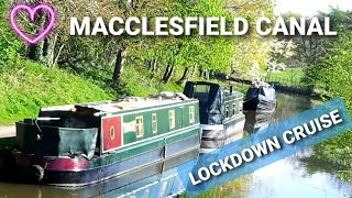 LOCKDOWN CRUISE Macclesfield Canal Life Narrowboat Violet Covid19 Filmed HD [upl. by Jehanna]