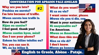 CONVERSATION POU APRANN PALE ANGLAIS  Kou Anglais  Aprann pale anglè  Aprann pale Anglais  Angle [upl. by Alveta396]