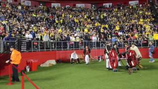 Michigan fans answer RU cheer with GoBlue [upl. by Lain]