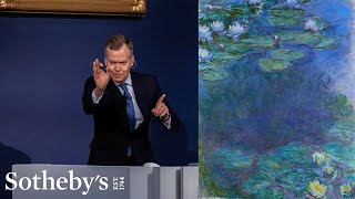 Monets Water Lilies Sell for 655 Million After 17Minute Bidding Battle  Sothebys [upl. by Keating]