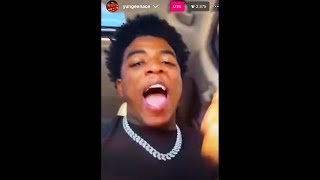 Yungeen Ace Reacts To Julio Foolio Passing On IG Live [upl. by Ocinemod]