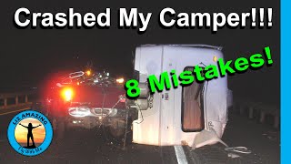 MOTORHOME PULLS OUT IN FRONT OF 18 WHEELER Truck driver deserves an award UNBELIEVEABLE OUTCOME [upl. by Notnilk]