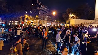 Paris  hommage au cycliste tué par un automobiliste [upl. by Ntsuj]